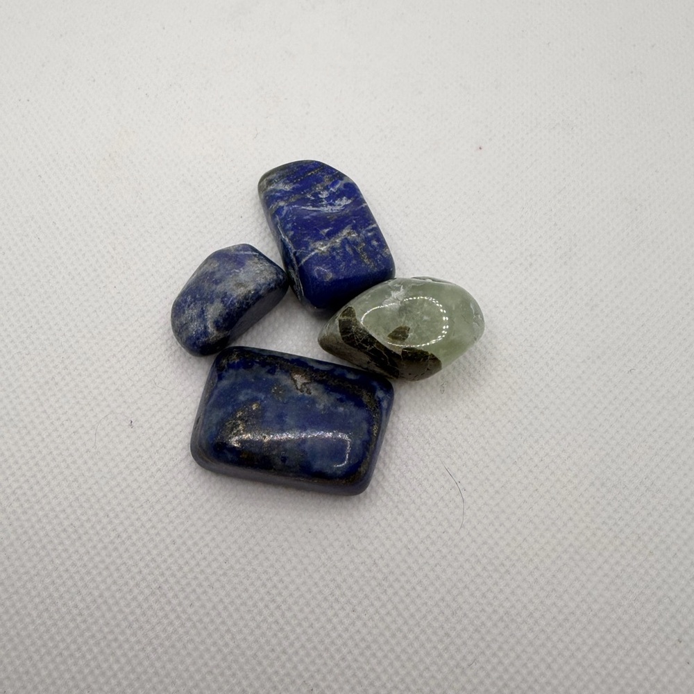 Bundle of 4 Small Crystal Tumbles - Lapis Lazuli